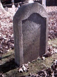 Headstone of Captain Vachel D. Howard, Revolutionary War soldier