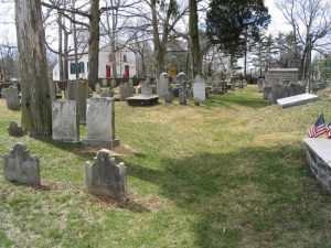 Cemetery view, old section