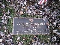 Vanderslice Memorial Plaque